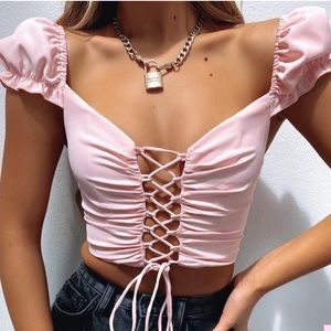 We Need Space Crop - Pink